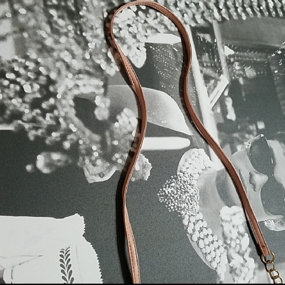 NWOT! Blush Rose & Gold Quilted Bow Crossbody Bag - Picture 6 of 8